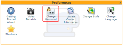 mengganti password cpanel