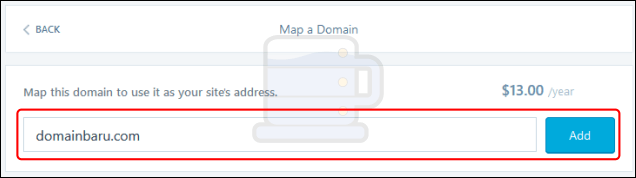 add domain mapping wordpresscom step2